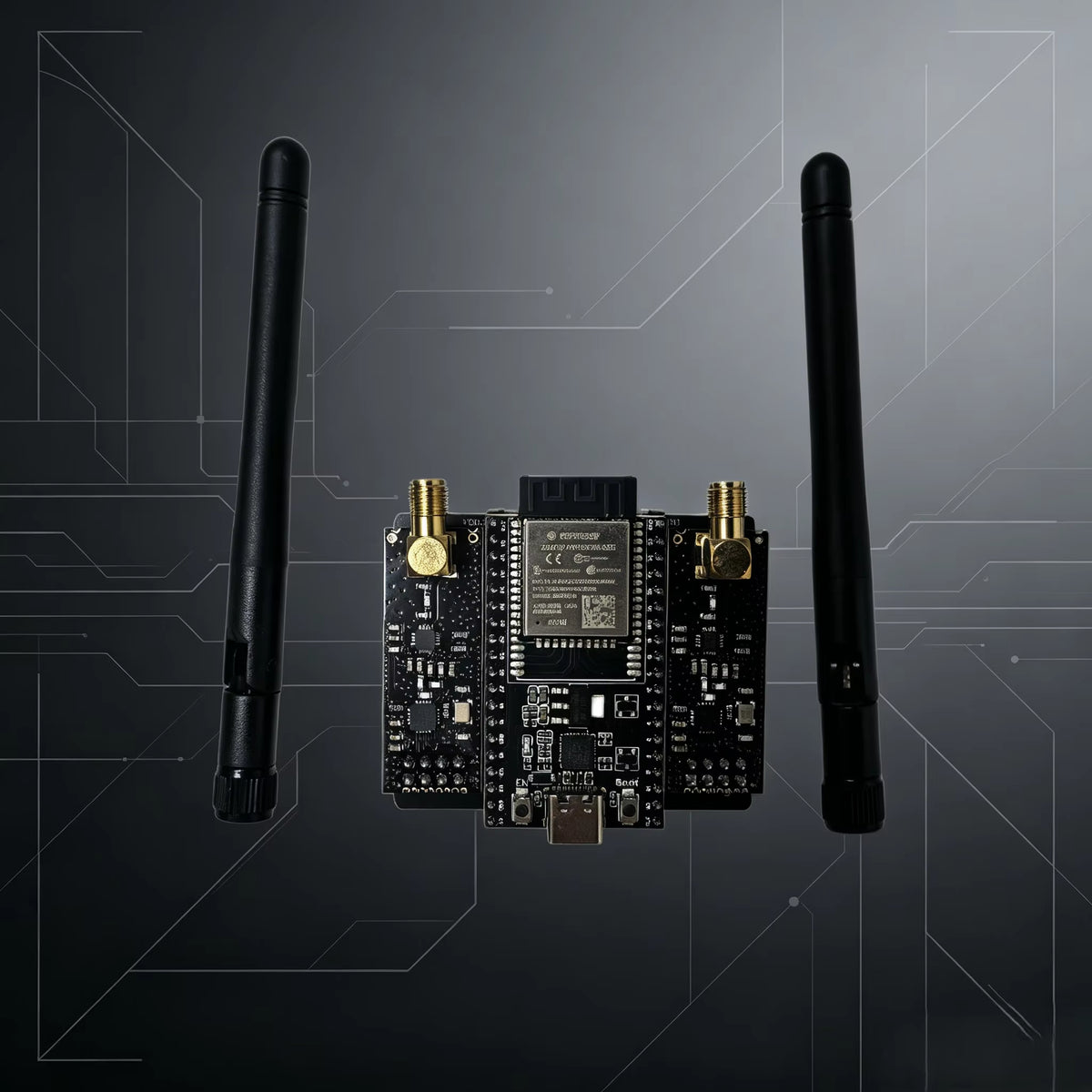 ESP32 Devkitc Development Board NRF24L01 PA LNA 2.4Ghz Wireless Module, Bluetooth-Compatible Signal Booster for Iot Projects